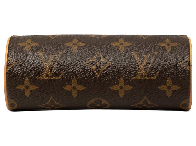 Louis Vuitton Brown Monogram Papillon Pochette Castaño - vista 3
