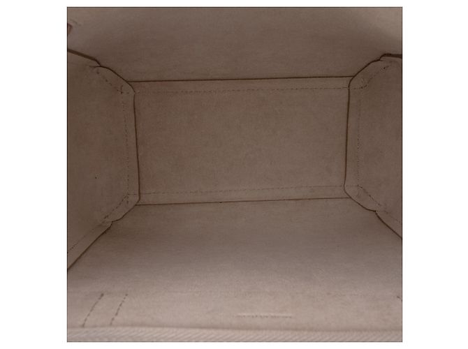 Belt Bag Céline Bolso Cinturón Celine Nano de Piel de Ternera Granulada Beige - vista 4