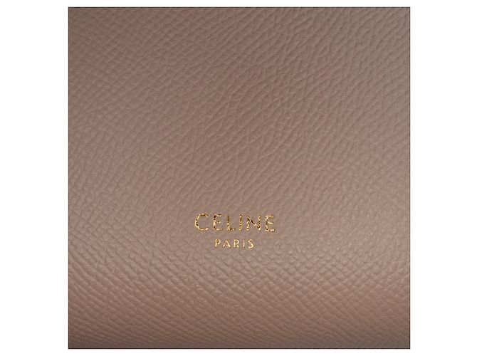 Belt Bag Céline Bolso Cinturón Celine Nano de Piel de Ternera Granulada Beige - vista 5