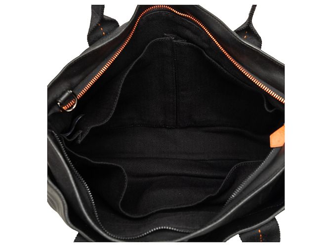 Hermès Black Derma Caravan Horizontal MM Nero - vista 4