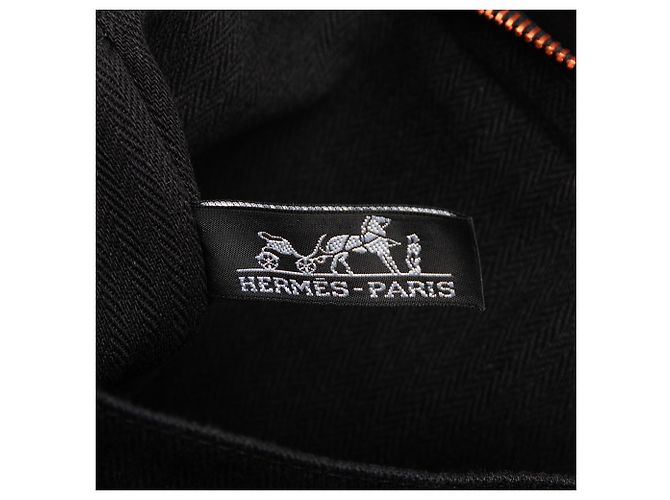 Hermès Black Derma Caravan Horizontal MM Nero - vista 5