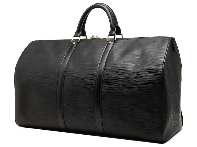 Louis Vuitton Black Epi Keepall 50 Schwarz - Ansicht 2