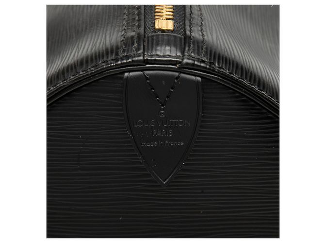 Louis Vuitton Black Epi Keepall 50 Schwarz - Ansicht 5