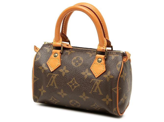 Louis Vuitton Brown Monogram Nano Speedy Dating Marrone - vista 2