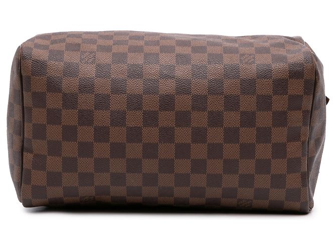 Louis Vuitton Brown Damier Ebene Speedy 30 Castaño - vista 3