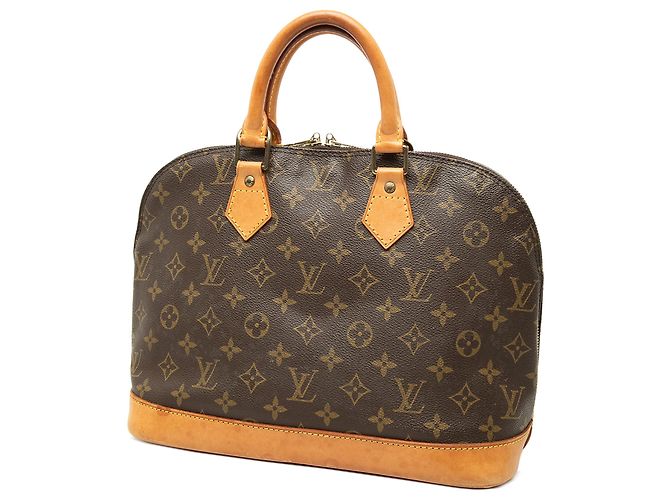 Louis Vuitton Brown Monogram Alma PM Castaño - vista 2