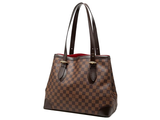 Louis Vuitton Brown Damier Ebene Hampstead MM Castaño - vista 2