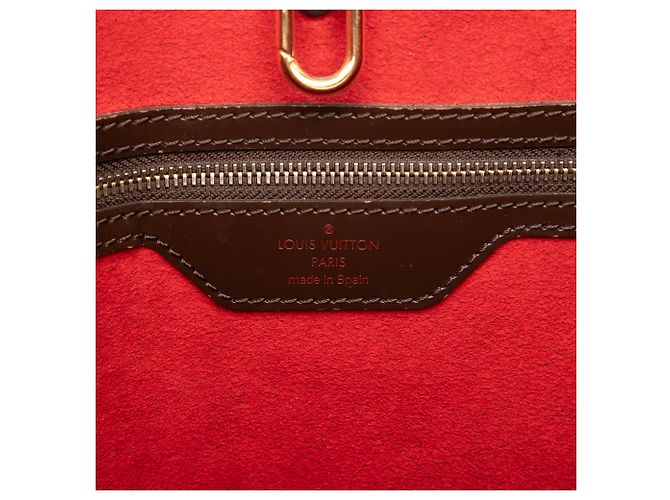 Louis Vuitton Brown Damier Ebene Hampstead MM Castaño - vista 5