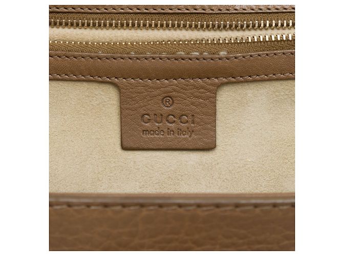 Bolsa New Bamboo Gucci em couro de bezerro marrom tamanho Medium - vista 5