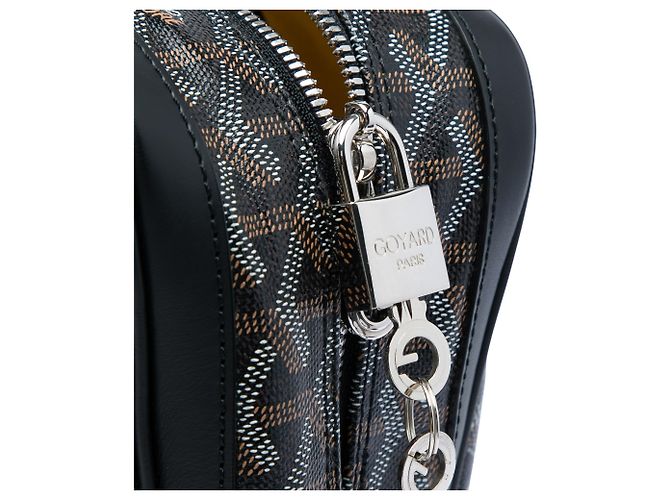 Goyard Black Goyardine Ambassade MM Preto - vista 5