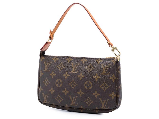 Louis Vuitton Brown Monogram Pochette Accessoires Castaño - vista 2