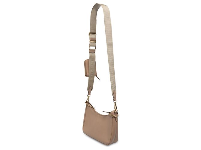 Prada Beige Saffiano Lux Re Edition 2005 Satchel Handtasche - Ansicht 2