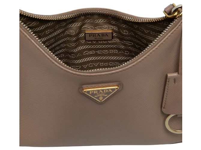 Prada Beige Saffiano Lux Re Edition 2005 Satchel Handtasche - Ansicht 5