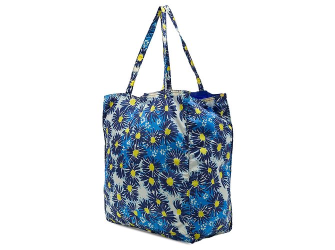 Saco Tote Prada Blue Tessuto Stampato Floral Azul - vista 2