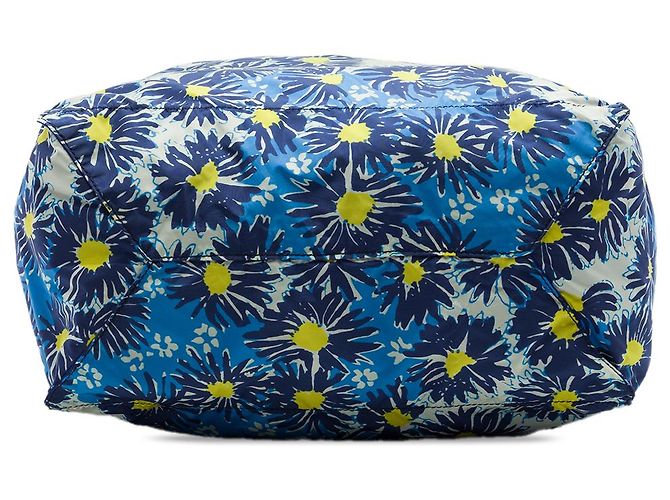Saco Tote Prada Blue Tessuto Stampato Floral Azul - vista 3