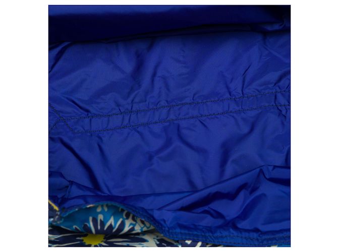 Saco Tote Prada Blue Tessuto Stampato Floral Azul - vista 4