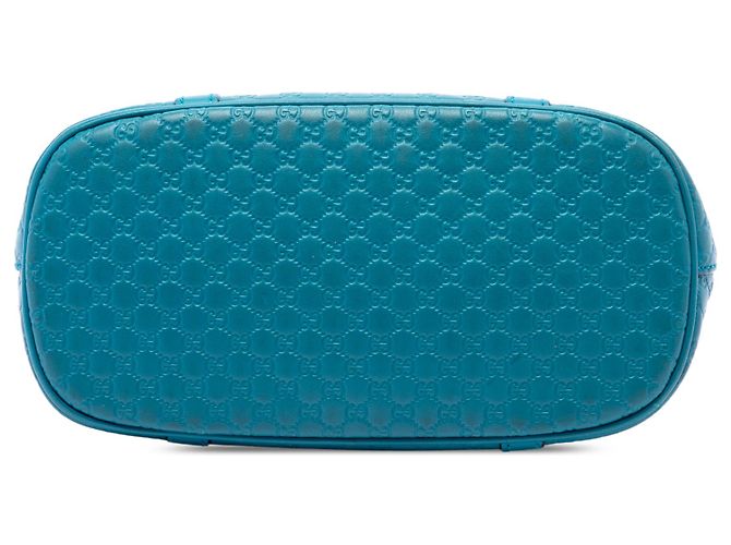 Borsa Dome Mini Microguccissima Blu Gucci Turchese - vista 3