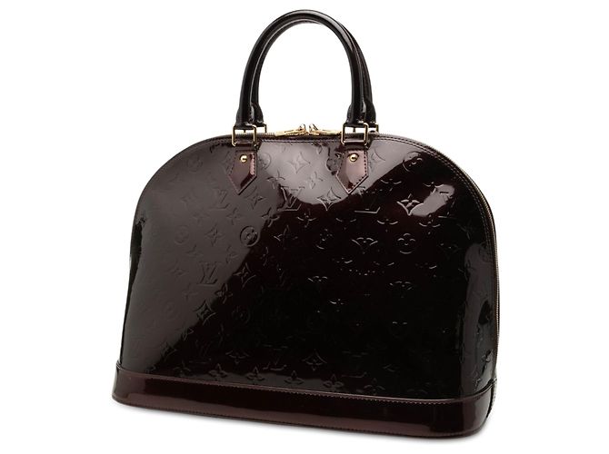 Louis Vuitton Purple Monogram Vernis Alma GM Púrpura - vista 2