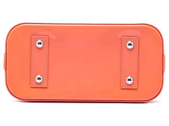 Louis Vuitton Orange Monogram Vernis Alma BB Naranja - vista 3