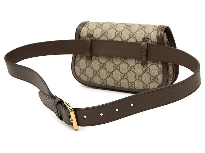 Borsa cintura Gucci Beige GG Supreme Blondie - vista 2