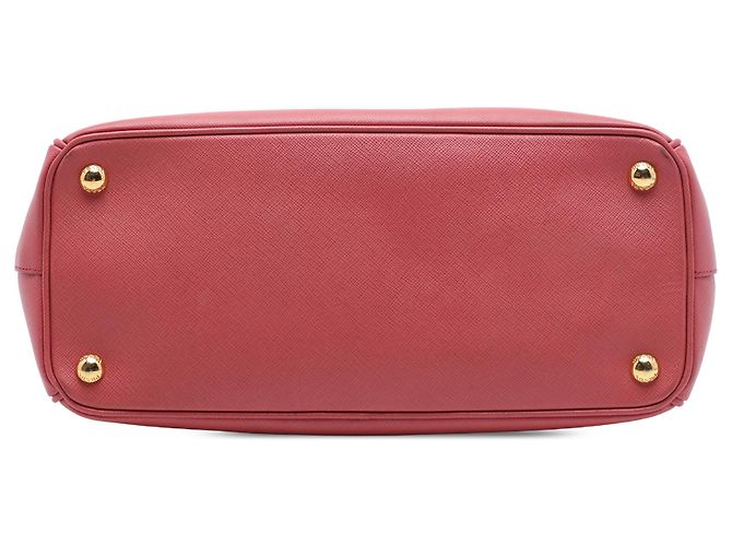 Prada Galleria Double Zip Tote Medium Saffiano Lux Rosa Pink - Ansicht 3