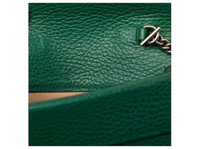 Gucci Green Mini Calfskin Dionysus Crossbody Verde - vista 5