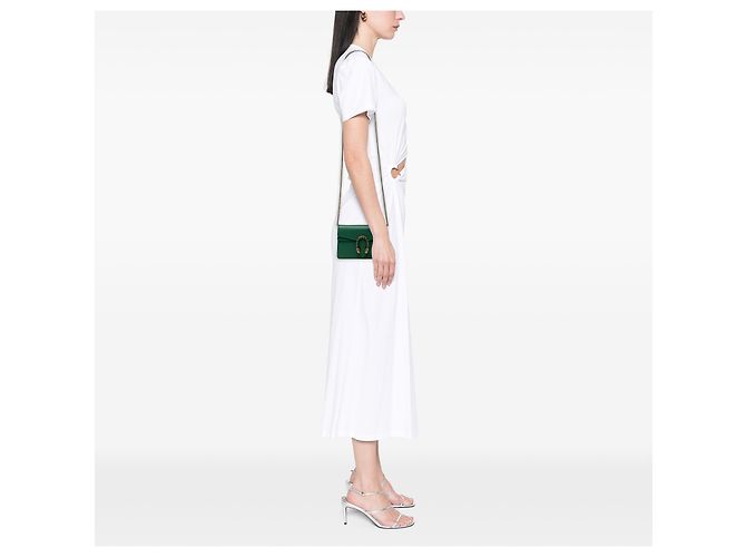 Gucci Green Mini Calfskin Dionysus Crossbody Verde - vista 6