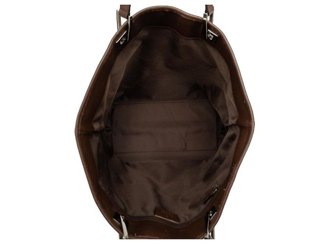 Borsa Tote Gucci in tela GG beige - vista 4
