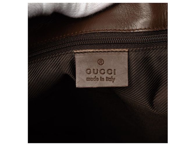 Borsa Tote Gucci in tela GG beige - vista 5