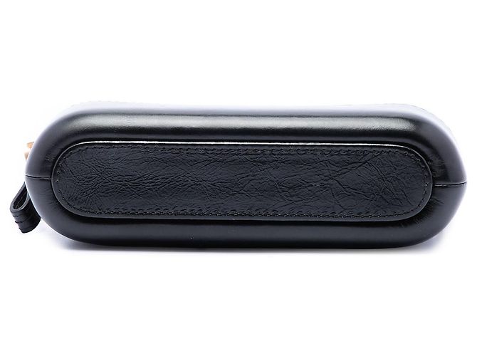 Clutch Gabrielle Double Zip con Catena in Vitello Invecchiato Bicolore Beige Chanel - vista 3