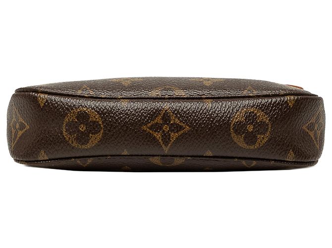 Louis Vuitton Brown Monogram Mini Pochette Accessoires Marron - vista 3