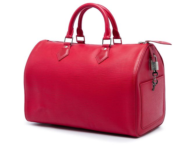 Louis Vuitton Red Epi Speedy 35 Vermelho - vista 2