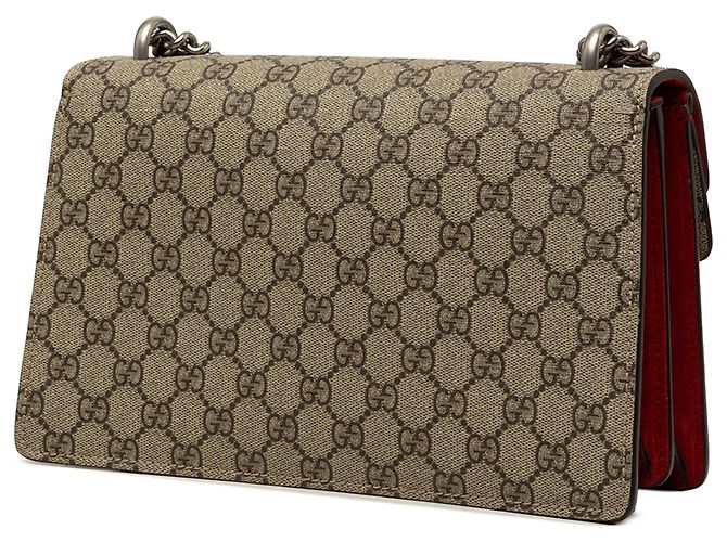 Borsa a tracolla Gucci Dionysus Medium GG Supreme Beige - vista 2