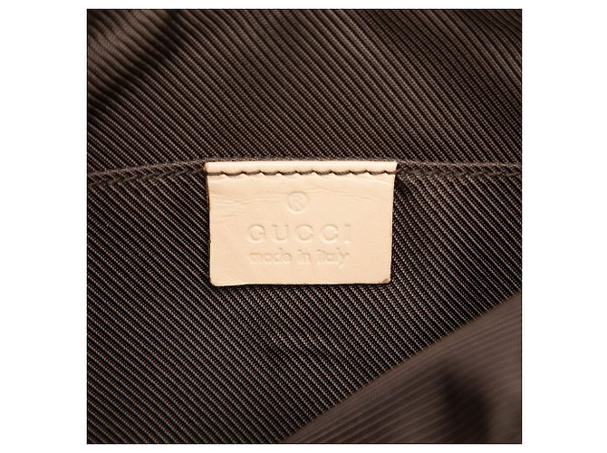 Borsa a tracolla Gucci in tela GG beige - vista 5
