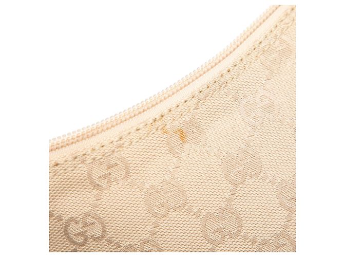 Borsa a tracolla Gucci in tela GG beige - vista 6