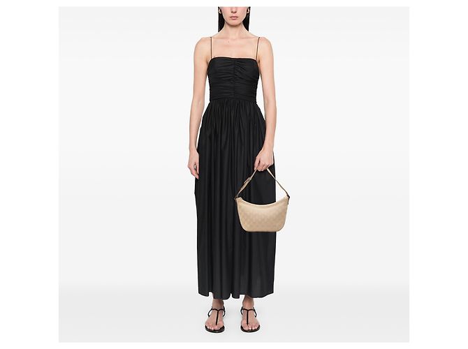 Borsa a tracolla Gucci in tela GG beige - vista 7