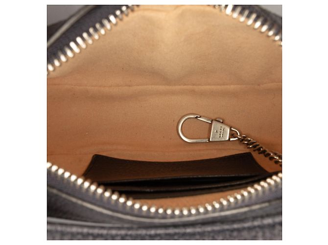 Borsa a tracolla Gucci Mini GG Supreme Web Ophidia Beige - vista 4