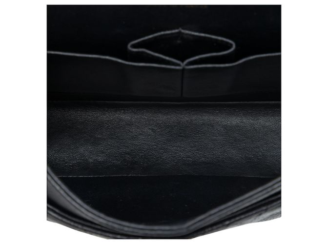 Chanel Black Medium Classic Caviar Double Flap Nero - vista 4