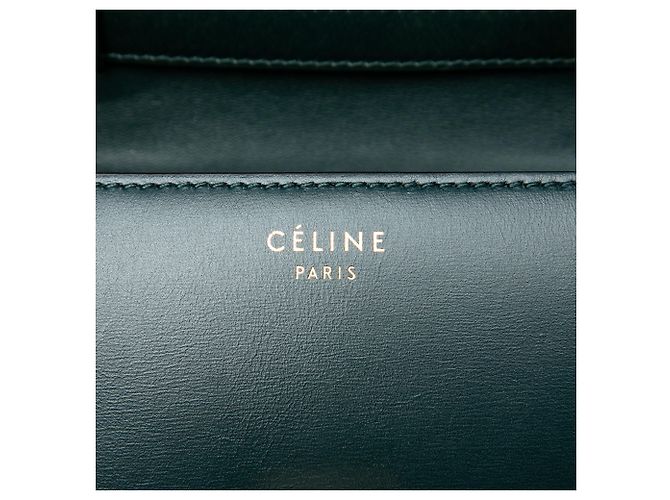 Céline Celine Green Small Calfskin Classic Box Grün Dunkelgrün - Ansicht 5