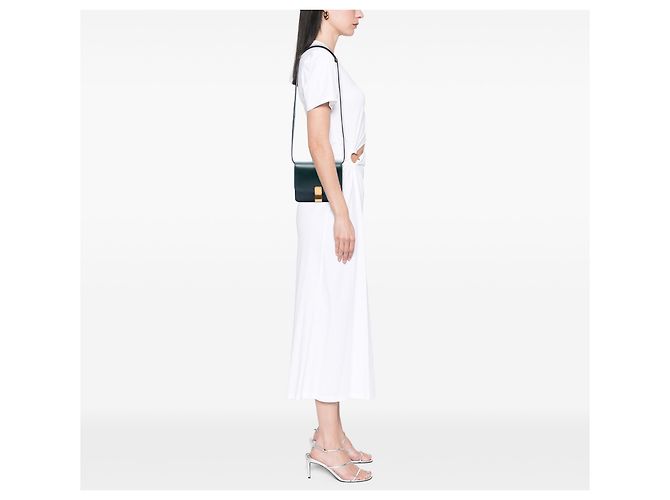 Céline Celine Green Small Calfskin Classic Box Grün Dunkelgrün - Ansicht 6