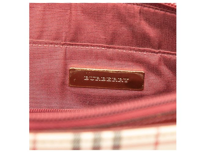 Burberry Beige House Check Canvas Tote - Ansicht 5