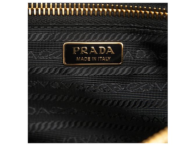 Necessaire Prada em Tessuto Stampato Surf branco Cru - vista 5