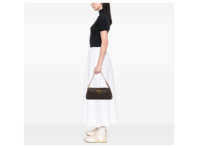 Louis Vuitton Brown Monogram Eva Marrone - vista 6