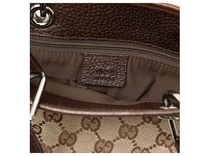 Bolso Gucci Beige GG Canvas Eclipse - vista 5