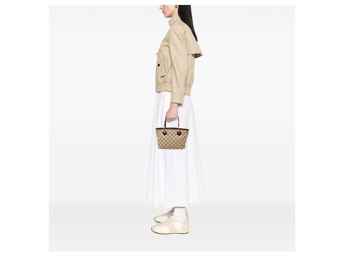 Bolso Gucci Beige GG Canvas Eclipse - vista 6