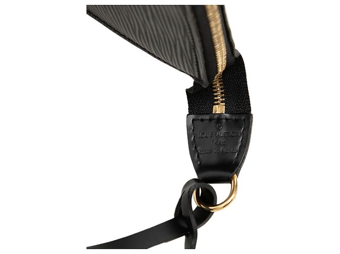 Louis Vuitton Black Epi Pochette Accessoires Negro - vista 5