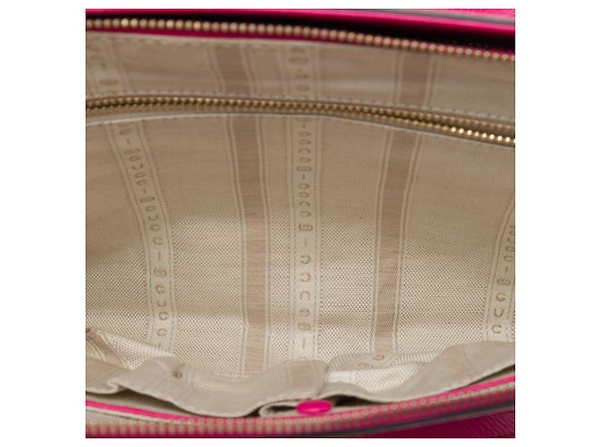Borsa Swing Gucci in pelle di vitello rosa con manico superiore - vista 4