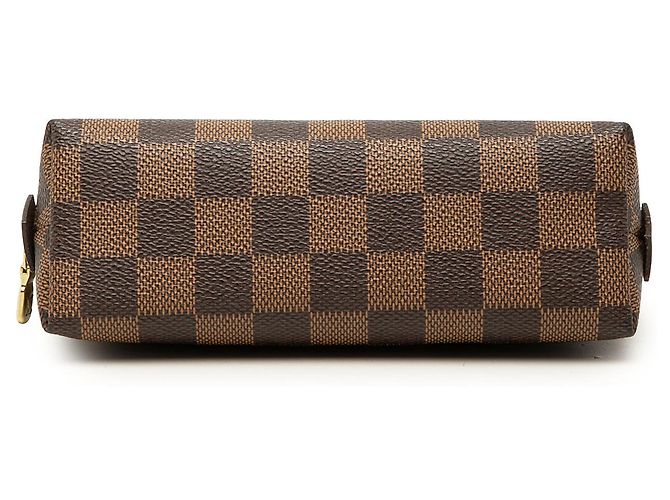 Necessaire Louis Vuitton Brown Damier Ebene Marrone - vista 3