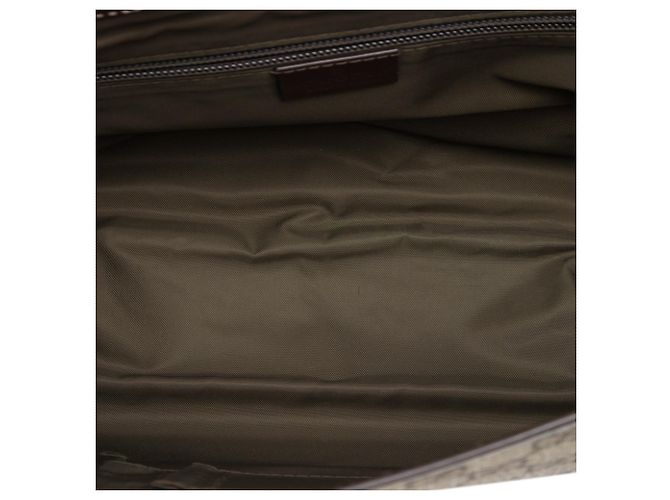 Borsa a tracolla Gucci Beige GG Supreme Interlocking G - vista 4