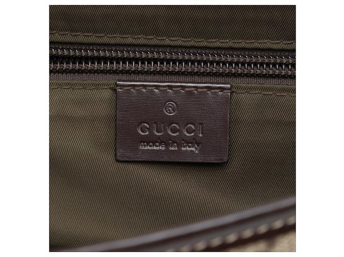 Borsa a tracolla Gucci Beige GG Supreme Interlocking G - vista 5